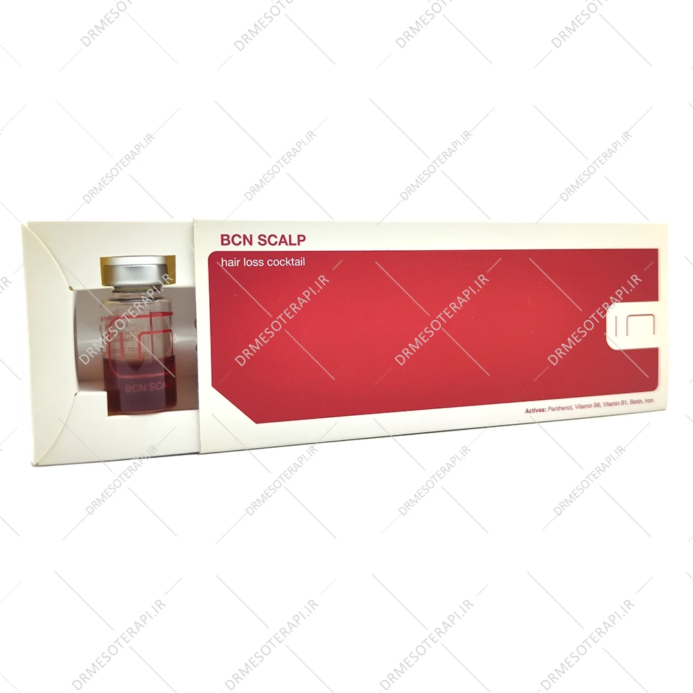 کوکتل مزوتراپی مو بی سی ان اسکالپ scalp bcn